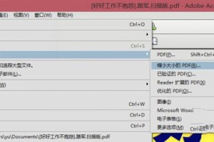 分享pdf文件太大怎么缩小。